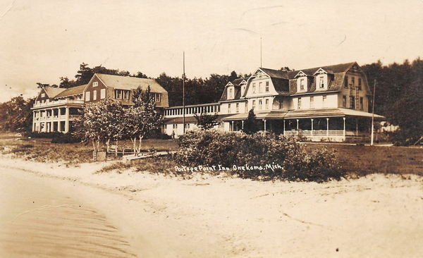 Portage Point Resort (Portage Point Inn) - Vintage Postcard (newer photo)